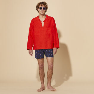 Men Swim Shorts Embroidered Cocorico ! - Limited Edition Ink details view 1