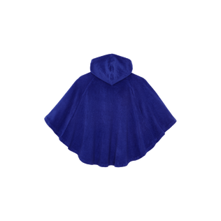 Baby Terry Poncho Embroidered Turtle Marrakech back view