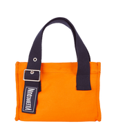 Mini Beach Bag Carrot front worn view