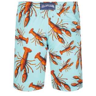 Costume da bagno uomo elasticizzato lungo Lobster Laguna vista posteriore