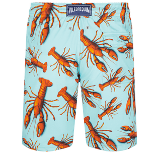 男士 Lobster 长款游泳短裤 Lagoon 后视图