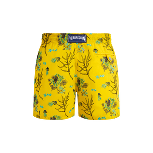 Men Swim Trunks Embroidered Medusa Flowers - Limited Edition Sun back view