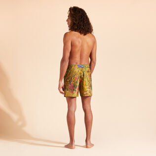 Bañador con estampado 360 Mystere para hombre  - Vilebrequin x Maison BUCOL Bronce vista trasera desgastada