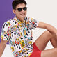 Men Swimwear Solid Bicolore Peppers details view 3