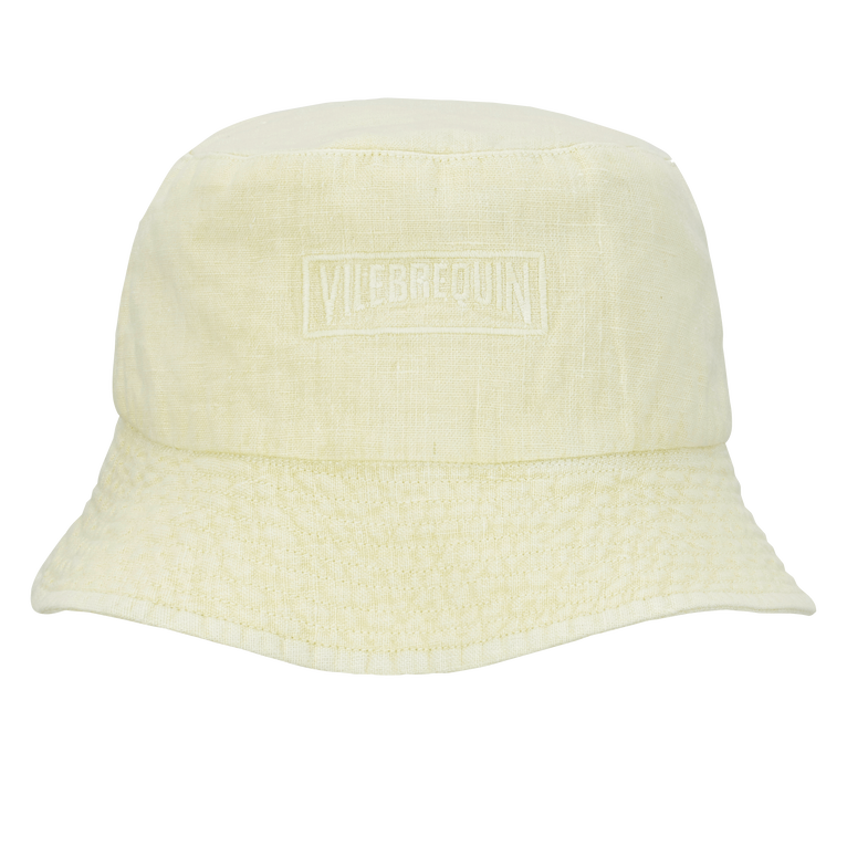 Vilebrequin Linen Bucket Hat Mineral Dye - Boheme - Green - Size XS/S