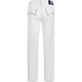 Micro Ronde des Tortues Light Gabardin 5 pockets pants Bianco vista posteriore