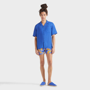 Men Stretch Short Swim Shorts Poulpes Mango details view 1