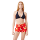 Women Swim Short St Valentine 2020- Vilebrequin x Giriat Medicis red front worn view