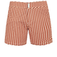 Pantaloncini mare uomo corti elasticizzati con cintura piatta Micro Mouettes Straw vista frontale