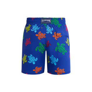 Men Long Stretch Swim shorts Tortue Multicolore Marrakech back view