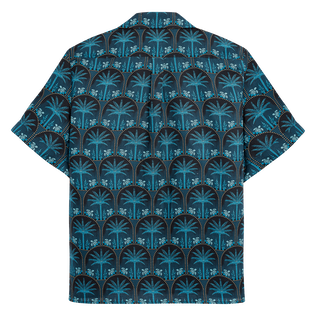 Camisa de bolos de lino para hombre - Vilebrequin x Abu Dhabi Goa vista trasera
