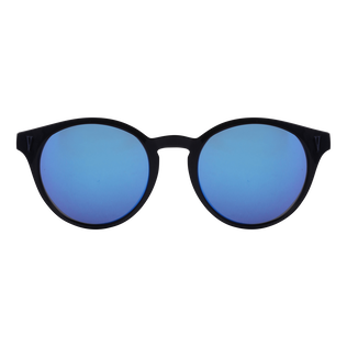 Unisex Solid Sonnenbrille Marineblau Vorderansicht