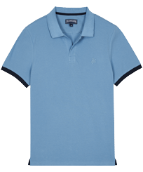 Men Cotton Pique Polo Shirt Solid Divine 正面图
