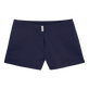 Women Swim Shorts Solid Navy front view