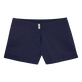 Women Swim Short Solid Navy front view