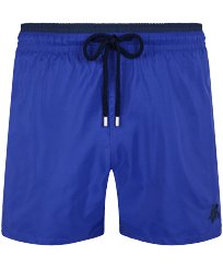 Solid Bicolore Badeshorts für Herren Purple blue Vorderansicht