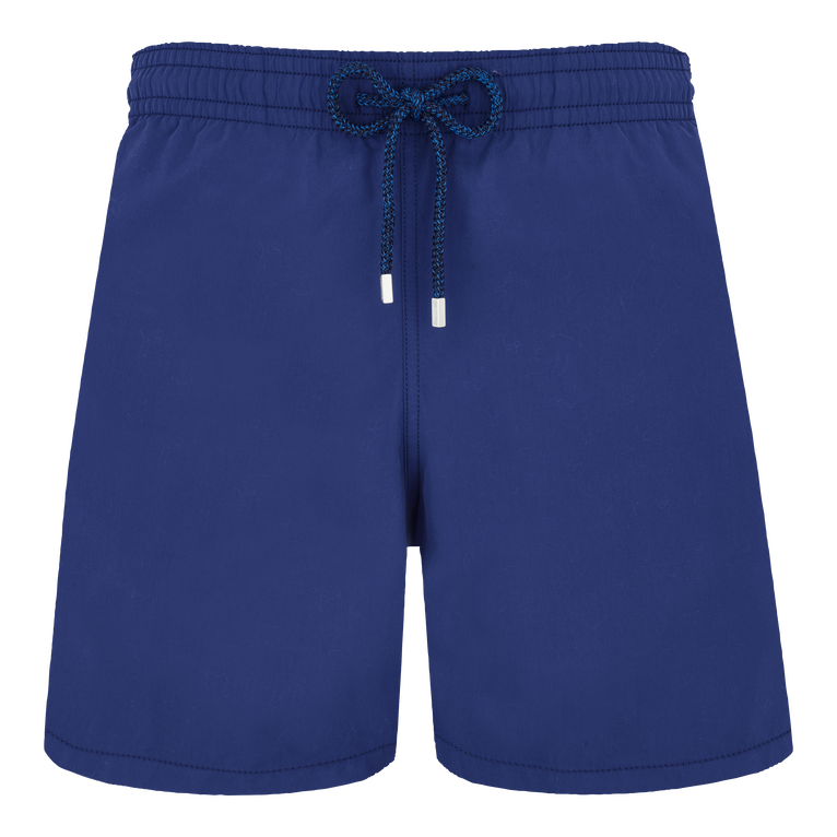 Men Swim Shorts Solid - Swimming Trunk - Moorea - Blue - Size XS - Vilebrequin