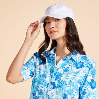 Turtles All Over 刺绣帽子 White 细节视图1