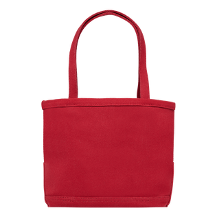 Borsa da spiaggia nautica in tela Papavero vista posteriore