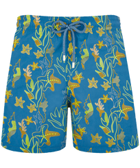 Men Swim Trunks Embroidered Camo Seaweed - Limited Edition Calanque front view