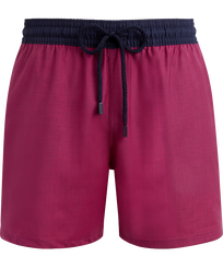 男士 Super 120' 羊毛游泳短裤 Crimson purple 正面图