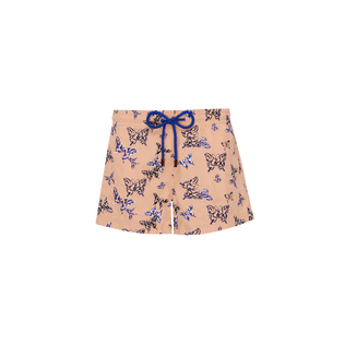 Pantalón corto de baño con bordado Disco Butterfly para mujer Blush vista frontal