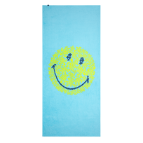 Turtles Smiley 沙滩浴巾 —— Vilebrequin x Smiley® Lazuli blue 正面图