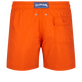 Bañador de color liso para hombre Rust vista trasera