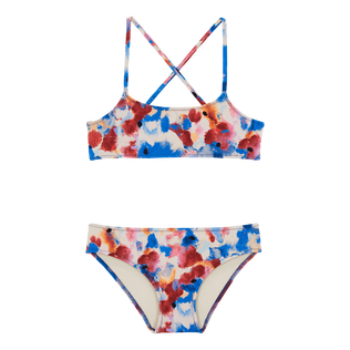 Girls Two Pieces Swimsuit Flowers in the Sky Palace front view