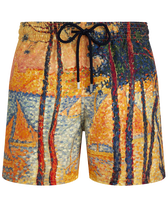 Pantaloncini mare uomo 360 Voile et Pins - Vilebrequin x Paul Signac Granoturco vista frontale
