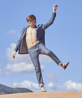 Men Denim Look  正面图