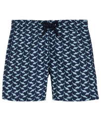 Boys Swim Shorts Net Sharks Navy 正面图