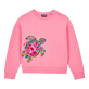 Provencal Turtle Sweatshirt mit Rundhalsausschnitt für Mädchen Bonbon Vorderansicht