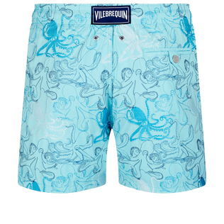 男士 Octopussy 刺绣游泳短裤 - 限量版 Lagoon 后视图