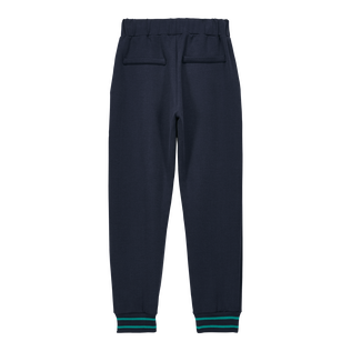 Pantalon de jogging garçon Rayures Bleu marine vue de dos