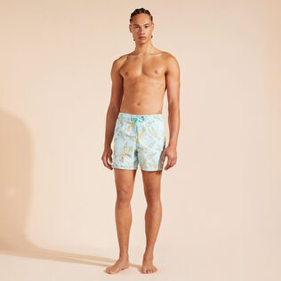 Men Swim Shorts Embroidered Lobsters - Limited Edition Thalassa 正面穿戴视图