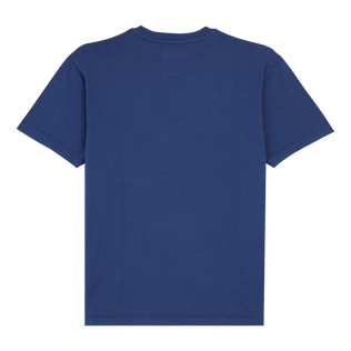 T-shirt en coton imprimé en gomme homme Encre vue de dos