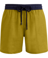 Men Wool Swim Shorts Super 120's Sunflower front view