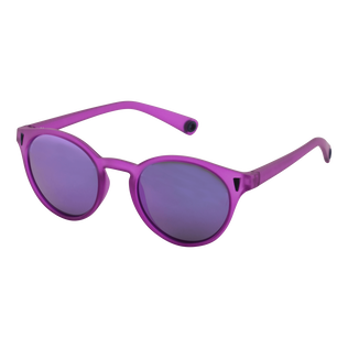 Gafas de sol de color liso unisex Orquidea vista trasera