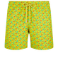 男款 Classic 印制 - 男士 Micro Tortues Rainbow 弹力泳裤, Ginger 正面图