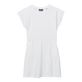 Girls Dress Solid White front view