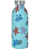 Borraccia isotermica Rondes des Tortues - Vilebrequin x 24Bottles Lazuli blue vista frontale