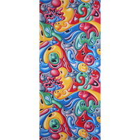 中性 Faces In Places 沙滩浴巾 - Vilebrequin x Kenny Scharf 合作款 Multicolor 正面图