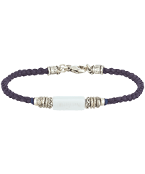 Sailor Cord Sea Bracelet - Vilebrequin x Gas Bijoux Purple blue front view