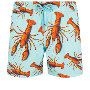 男士 Lobster 弹力游泳短裤 Lagoon 正面图
