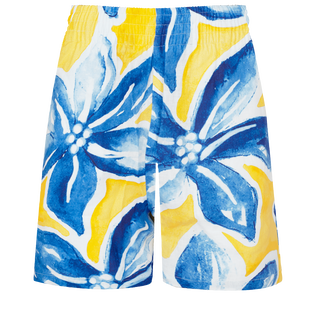 Bermudas de lino con estampado Raiatea para mujer