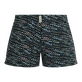 Pantaloncini mare donna elasticizzati con cintura piatta Pearl Nero vista frontale
