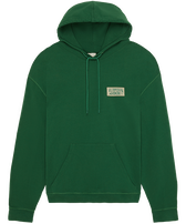 Sudadera con capucha de algodón de color liso para hombre - Vilebrequin x Highsnobiety Garden vista frontal