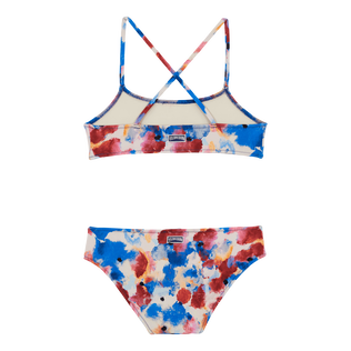Girls Two Pieces Swimsuit Flowers in the Sky Palace back view