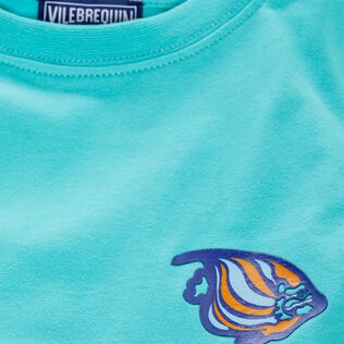 Boys T-shirt Back Gumy fish logo Disco green details view 1